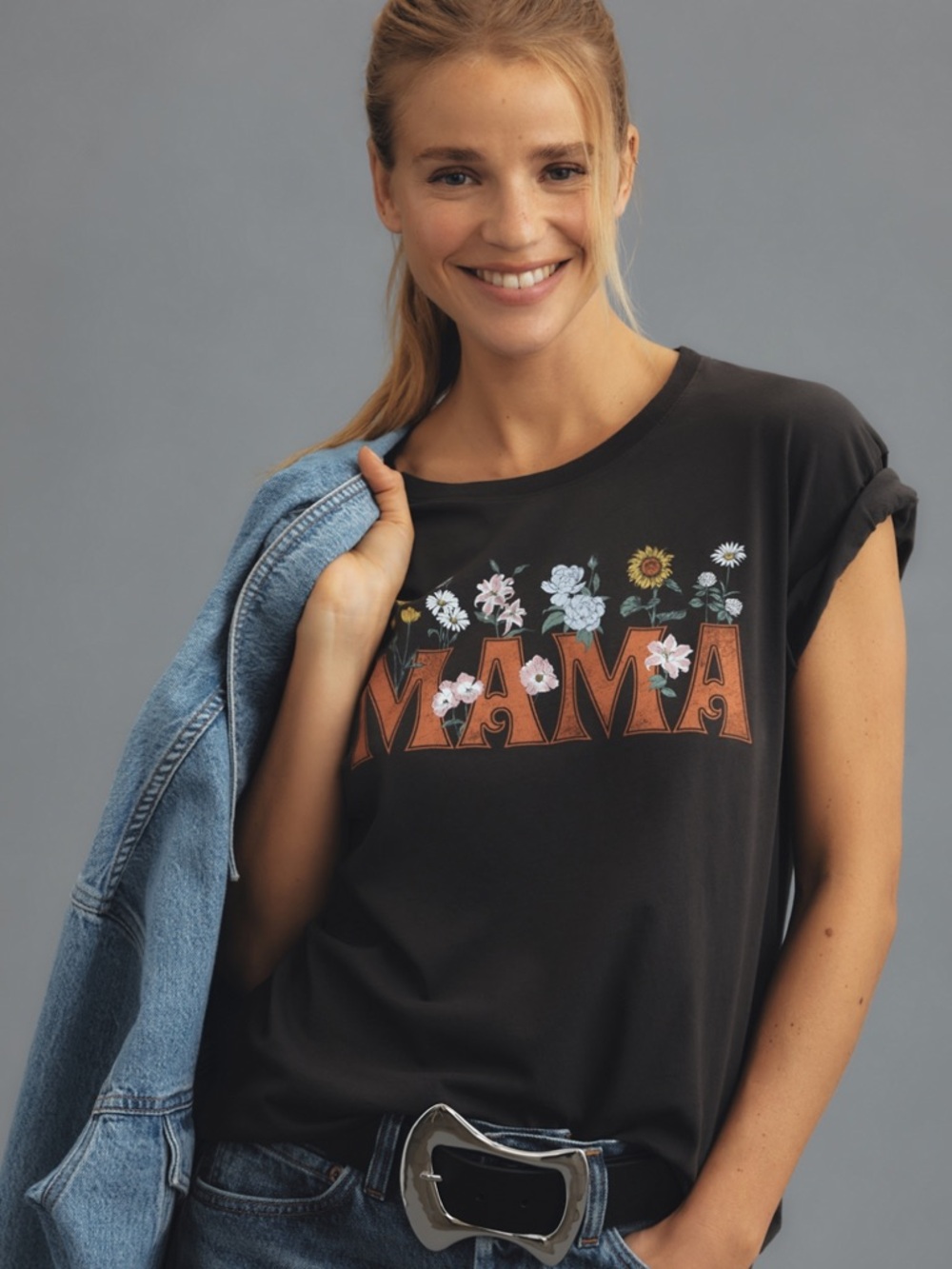 Letluv Mama Tour Graphic Tee size medium by Anthropolgie